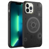 Apple iPhone 13 Pro Kılıf Buton Tasarım Köşe Korumalı Wireless Şarj Özellikli Desenli Hot Kapak - 2