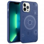 Apple iPhone 13 Pro Max Kılıf Buton Tasarım Köşe Korumalı Wireless Şarj Özellikli Desenli Hot Kapak - 2