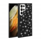 Galaxy S23 Ultra Kılıf Parlak Taşlı Tasarım Linea Kapak - 2