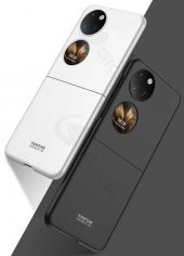 Huawei P50 Pocket Kılıf Korumalı Sert Plastik Kıpta Kapak - 4