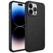 Apple iPhone 13 Pro Max Kılıf İçi Kadife Metal Çerçeve ve Buton Tasarımlı Silikon Zore Luna Kapak - 1