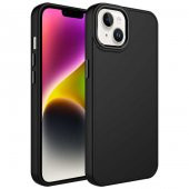 Apple iPhone 14 Plus Kılıf İçi Kadife Metal Çerçeve ve Buton Tasarımlı Silikon Zore Luna Kapak - 1