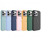 Apple iPhone 13 Pro Max Kılıf Buzlu Sert Tuşlu PC Zore May Kapak - 3