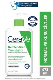 Cerave Nemlendiren Temizleyici Seramid&hyalüronik Asit Kuru & Normal Ciltler Yüz Vücut 473 ml - 1