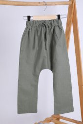 Babyhola Pamuk Bluz Keten Pantolon Kız Çocuk Salaş Takım 1112 - 3