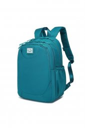 Bagacar Smart Bag 3199 Okul ve Günlük Laptop Bölmeli Sırt Çantası Petrol - 7