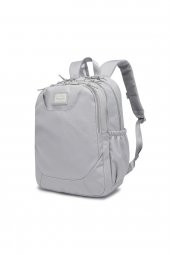 Bagacar Smart Bag 3199 Okul ve Günlük Laptop Bölmeli Sırt Çantası Açık Gri - 7
