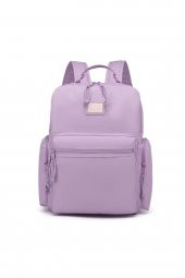 Bagacar Smart Bag 3124 Okul ve Günlük Laptop Bölmeli Sırt Çantası Lila - 1