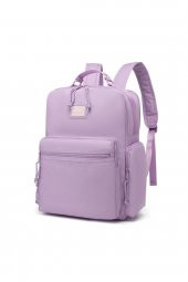 Bagacar Smart Bag 3124 Okul ve Günlük Laptop Bölmeli Sırt Çantası Lila - 5