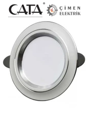 5 ADET CATA CT 5257 Beyaz Kasa Zebra Led Spot 6W 3 Renkli thumbnail 1