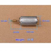 DC 12V Mini CY395 Yüksek Hızlı Torklu Model Araç Tekne Motoru - 6
