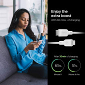 Spigen Essential Apple USB-C to Lightning Power Delivery Destekli Hızlı Şarj ve Data Kablo MFI Lisanslı 1m - 2