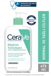 Cerave Foaming Cleanser Normal & Yağlıya Dönük Ciltler İçin 473 ml - 1