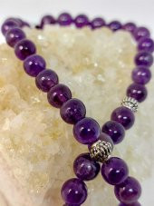 Ametist Taşı Koyu Renk Tesbih 6mm thumbnail 3