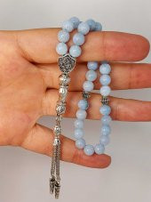 Akuamarin Taşı Tesbih 6mm thumbnail 1