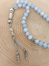 Akuamarin Taşı Tesbih 6mm thumbnail 3