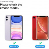 Spigen Apple iPhone 11 / iPhone XR Cam Ekran Koruyucu Kolay Kurulum AlignMaster GLAS.tR (2 Adet) - AGL00101 - 3