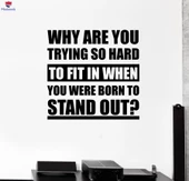 Duvar Sticker Motivasyonel Yazı İlham Verici Alıntılar Bilge Oturma Odası, Ofis, Dükkan Etiketi thumbnail 1