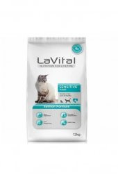 Lavital Somonlu Yetiskin Kuru Kedi Mamasi  12 Kg - 1