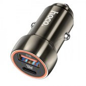 Coofbe Hc Seri Turbo Şarj 20W Araç Şarjı USB + Type-C Girişli QC3.0 Araç Çakmaklık Şarj Başlığı - 1