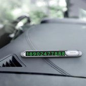 Coofbe Hc Seri  Gizlenebilir Çift Numaralı Araç Park Telefon Numaratörü Araç Numara Kiti Geçici Park Telefon Numaratörü - 5