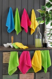 Mikrofiber Cam Temizleme Bezi 10lu Set 35x35cm - 1