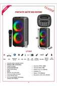 LEADER LP-5020 Portatif Aktif Ses Sistemi - 2
