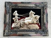 Olimpiyatlarda Yarışan Romalı Güzel Kadın Temalı Halı Tablo 95x75cm (Hafif Kusurlu) - 2