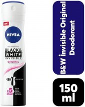 Nivea Black & White Invisible Original Kadın Sprey Deodorant 150 Ml - 1