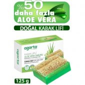 Agarta Doğal Aloe Vera Lifli El Yapımı Sabun 125 Gr - 1