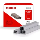 KOBB KBZ208 8mm 2500 Adet 200 Serisi Ağır Hizmet Tipi Zımba Teli - 1