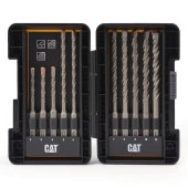 CAT DA03901 10 Parça Tungsten Karbür SDS-Plus Beton Matkap Uç Seti - 3