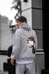 ÖZEL ÜRETİM HENRY COOPER THUG LİFE BASKLI OVERSİZE SWEATSHİRT - 9