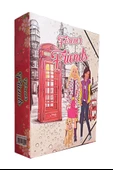 Lastikli Klasör 1 Adet İpli Klasör 32x24x6 cm Okul Öğrenci Klasörü Lastikli Çanta İpli Dosya Kreş Anasınıfı - 5