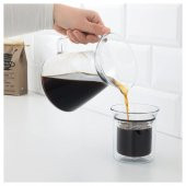 Kahve Demliği Cam-Paslanmaz Çelik, MeridyenDukkan 0,6 lt Çelik Filtre - 5