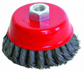 Ctm Burgulu Çelik Telli Çanak Fırça 100 mm - 1