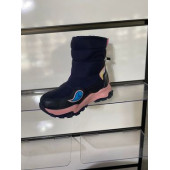 Alessio 2221 Filet Kar Botu Pembe Lacivert - 2