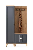 Irmak Portmanto Askılık Ayakkabılık Aynalı 100x37x195 - 2