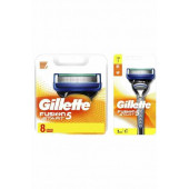 Gillette Fusion 5 Start 8'li Yedek Bıçak + Fusion Start Tıraş Makinesi 2 Yedekli - 1