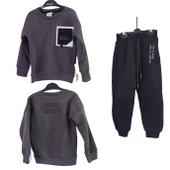 RUHAT URBAN CONCEPT BASKILI ÜÇ İP ERKEK ÇOCUK TAKIM - 1