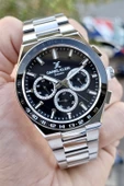 Daniel Klein DKISTE777 Kadranı Siyah Kordonu Gümüş Renk İç Göstergeleri Aktif Erkek Kol Saati thumbnail 4