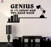 Duvar Sticker Dahi Yetenek Sözler Motivasyon İlham Bilim Oturma Odası, Ofis, Mağaza Sticker Alıntılar - 1