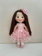 Prenses Bebek Amigurumi Organik Oyuncak - 1
