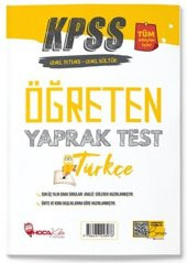 KPSS Türkçe Öğreten Yaprak Test Hoca Kafası - 1