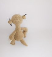 Buz Devri Sid Yeni Doğan Seti Amigurumi Organik Oyuncak - 5
