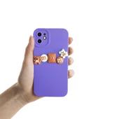 iPhone 11 Kılıf 3D M Bear Kamera Korumalı Silikon Kapak - 11