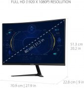 ViewSonic VX3218-PC-MHD 32" 1 ms Full HD Curved 180 Hz Oyuncu Monitörü Outlet - 6