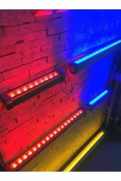 Pars 9 X 1w Wallwasher 25 Cm Amber - 2