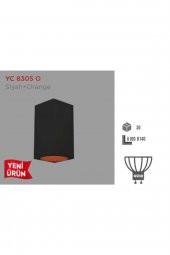 YCL Sıva Üstü Dekoratif Armatür Siyah Yc-8305 O - 2