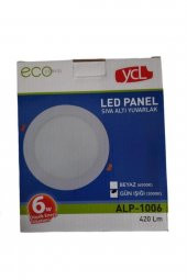 YCL Yücel 6w Led Panel Eko Yuvarlak Günışığı 3000k - 1
